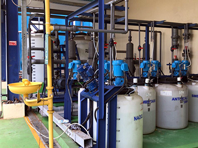 RO chemical injection system